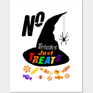 No Tricks just Treats Posters and Art